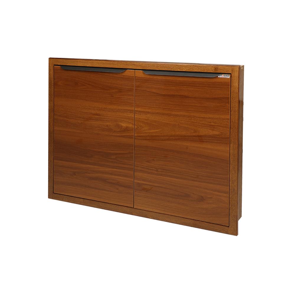 บานซิงค์คู่ KITZCHO GLOSSY 86x66 ซม. สีไม้สัก