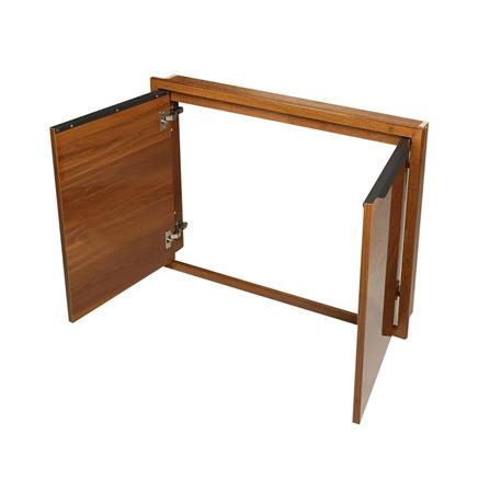 บานซิงค์คู่ KITZCHO GLOSSY 86x66 ซม. สีไม้สัก_2