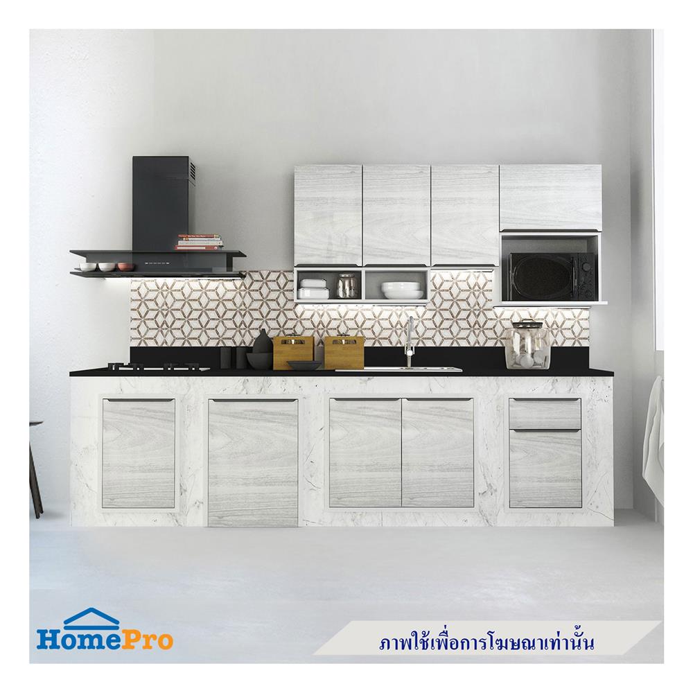 ตู้แขวนเดี่ยว KITZCHO GLOSSY 60x40 ซม. สีคริสตัลไวท์