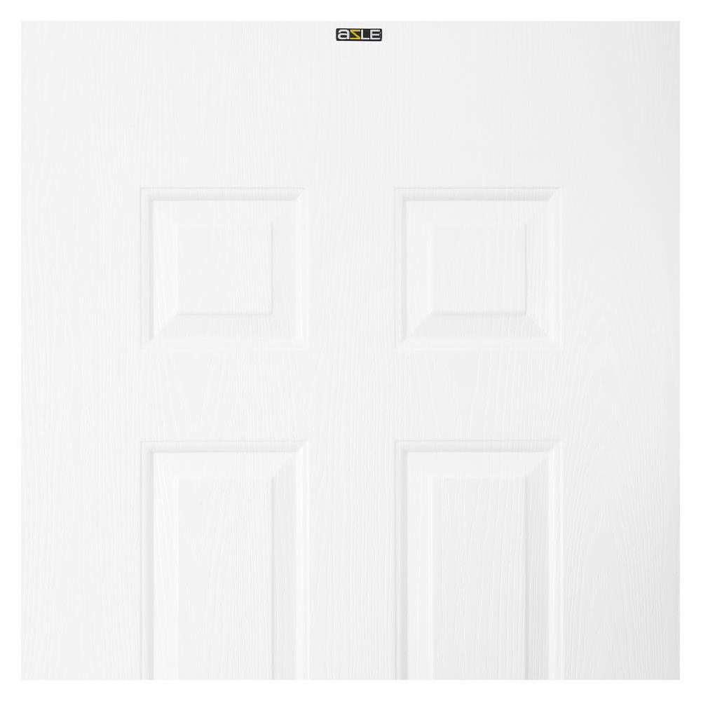 ประตูภายนอก UPVC AZLE ET-04 70x200 ซม. สีขาว ไม่เจาะลูกบิด