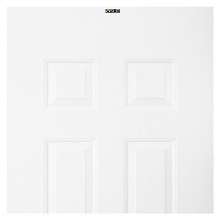 ประตูภายนอก UPVC AZLE ET-04 70x200 ซม. สีขาว ไม่เจาะลูกบิด_2