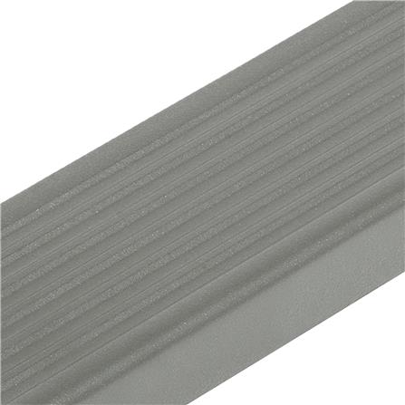 จมูกบันไดอะลูมิเนียม DP 5 ซม. x 2 ม. สีพาวเดอโค้ทเทาเข้ม_1