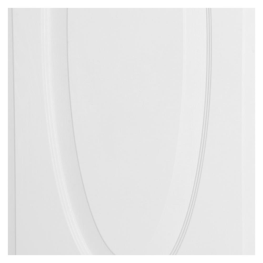 ประตูภายนอก UPVC PARAZZO MN002 80X200 ซม. สีขาว ไม่เจาะลูกบิด