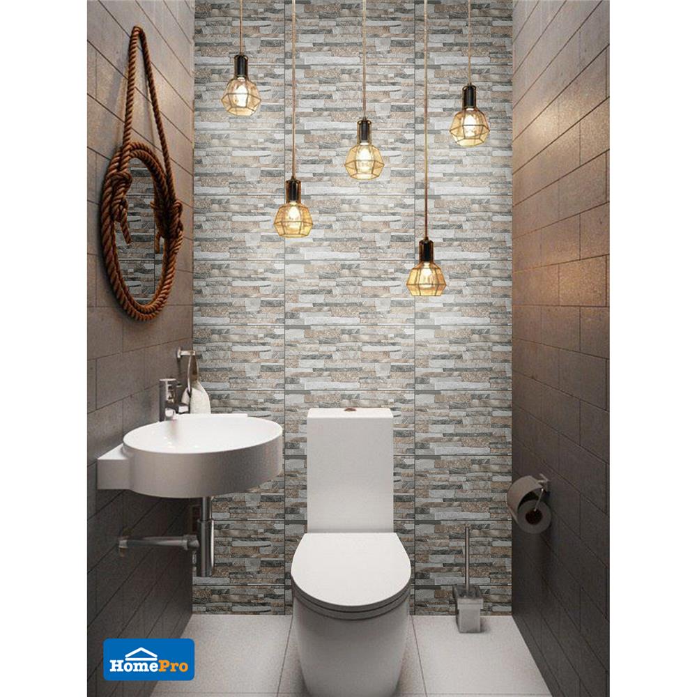 กระเบื้องผนัง 30x60 ซม. EASTMAN คาเม็น สโตน น้ำตาลเทา 1.44 ตร.ม.