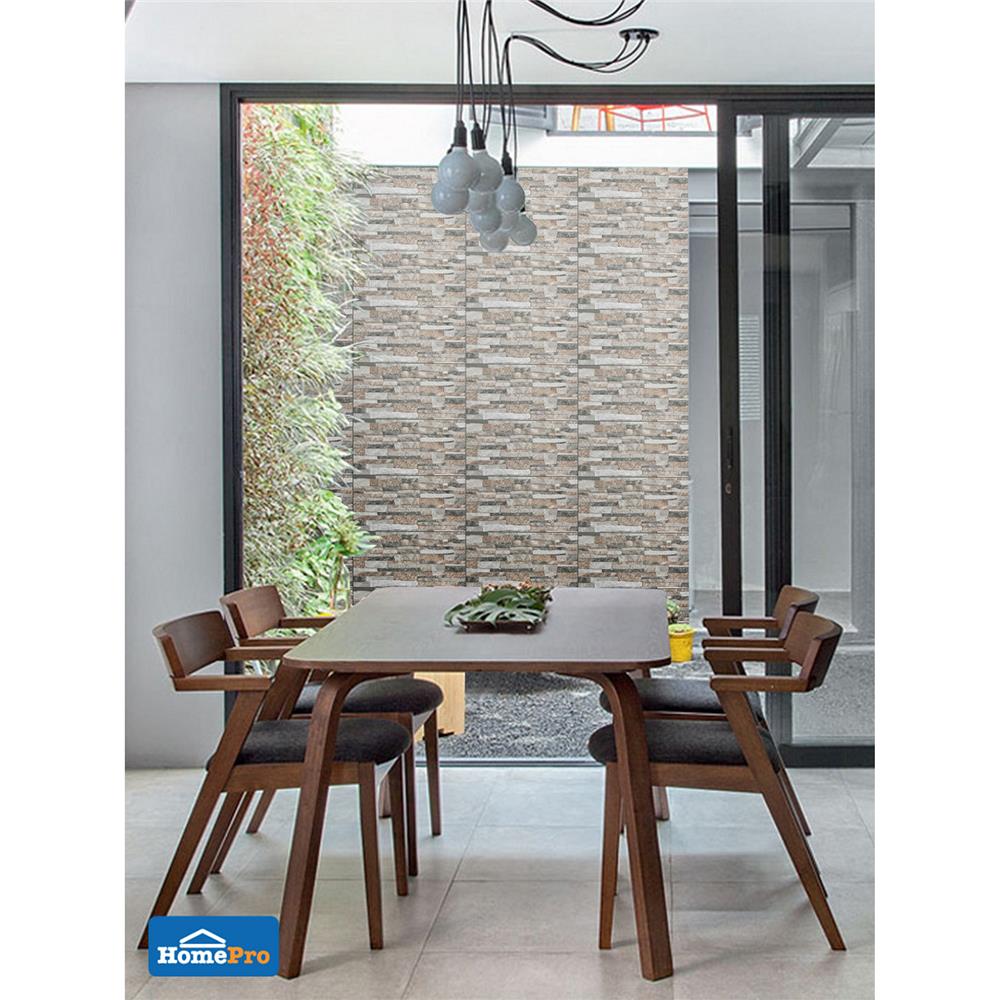 กระเบื้องผนัง 30x60 ซม. EASTMAN คาเม็น สโตน น้ำตาลเทา 1.44 ตร.ม.