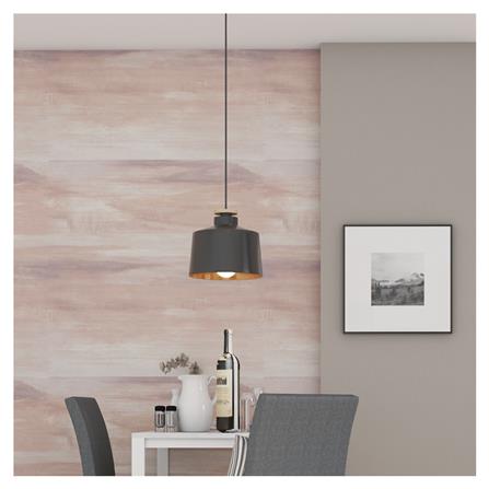 ไฟช่อ CARINI P150501-C สีดำ/ทอง 1 หัว_3