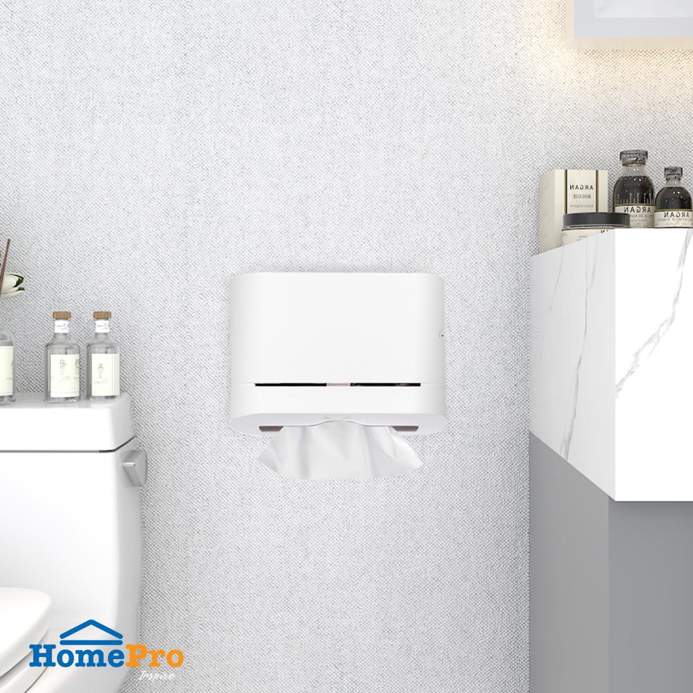 กล่องกระดาษทิชชู่ MOYA HSD-E6002 สีขาว