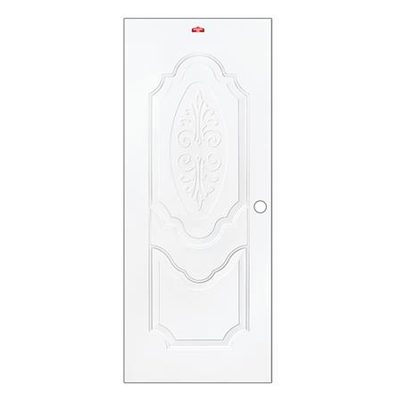 ประตูภายนอกเหล็ก เจาะลูกบิด PROFESSIONAL DOOR R1W 79.2X199.4 ซม. สีขาว
