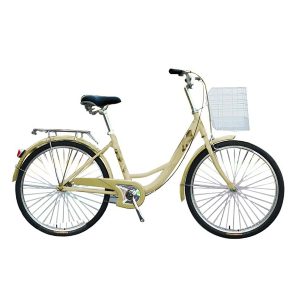 จักรยานแม่บ้าน MOVING BALLET 24 นิ้ว สีน้ำตาลอ่อน