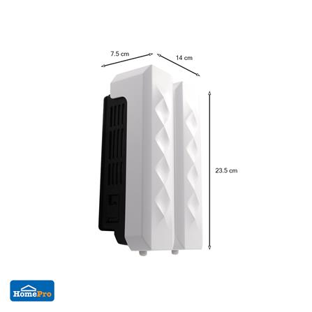 ที่กดสบู่ติดผนัง 2 ช่อง MOYA HSD-7016-2 สีขาว_5