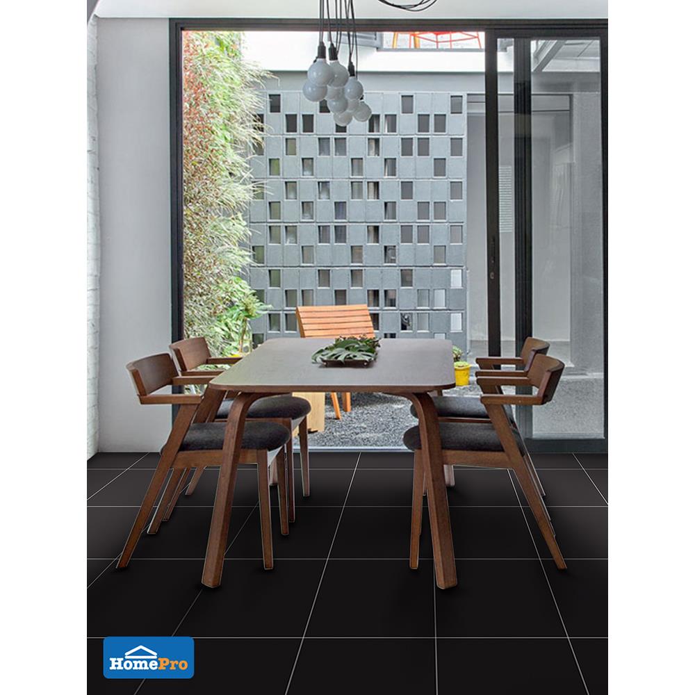 กระเบื้องพื้น 40x40 ซม. ออสโล นิว II แบล็ค