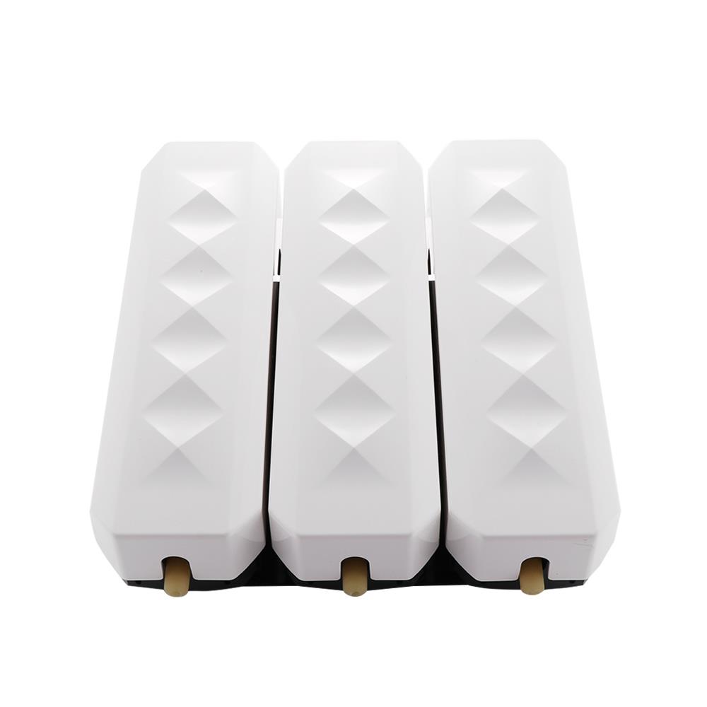 ที่กดสบู่ติดผนัง 3 ช่อง MOYA HSD-7016-3 สีขาว