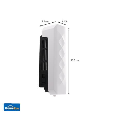 ที่กดสบู่ติดผนัง 1 ช่อง MOYA HSD-7016 สีขาว_6