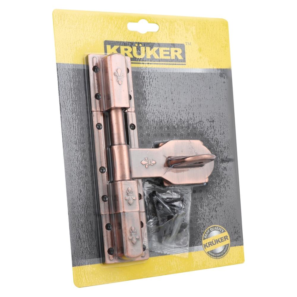 กลอนขวาง KRUKER 4094 6 นิ้ว สีทองแดงรมดำ