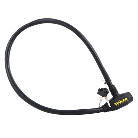 กุญแจจักรยาน KRUKER CABLE LOCK สีดำ