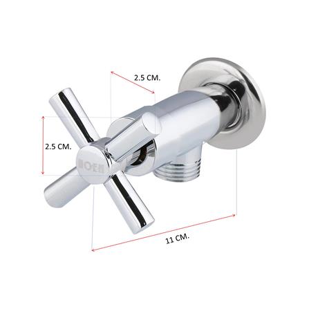 วาล์วฝักบัว 1 ทาง HOEN EN-9901 สีโครม_3