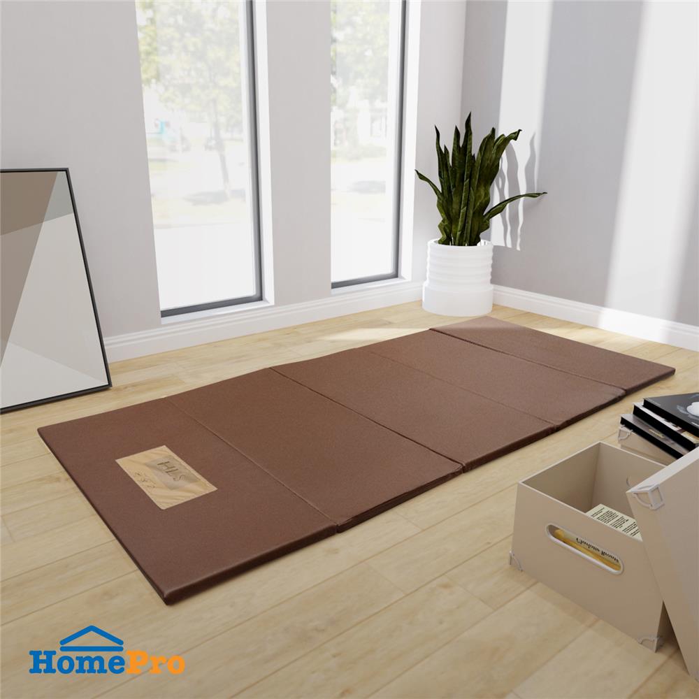 ที่นอนปิกนิก 5 พับ HOME LIVING STYLE 80x180 ซม. สีน้ำตาล