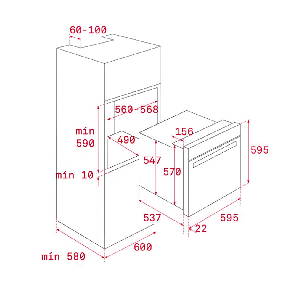 เตาอบฝังดิจิตอล TEKA WISH HLB 860