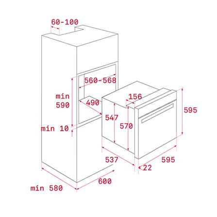 เตาอบฝังดิจิตอล TEKA WISH HLB 860_3