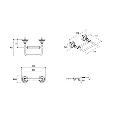 ที่ใส่กระดาษ KOHLER K-72573T-CP สีโครม_1