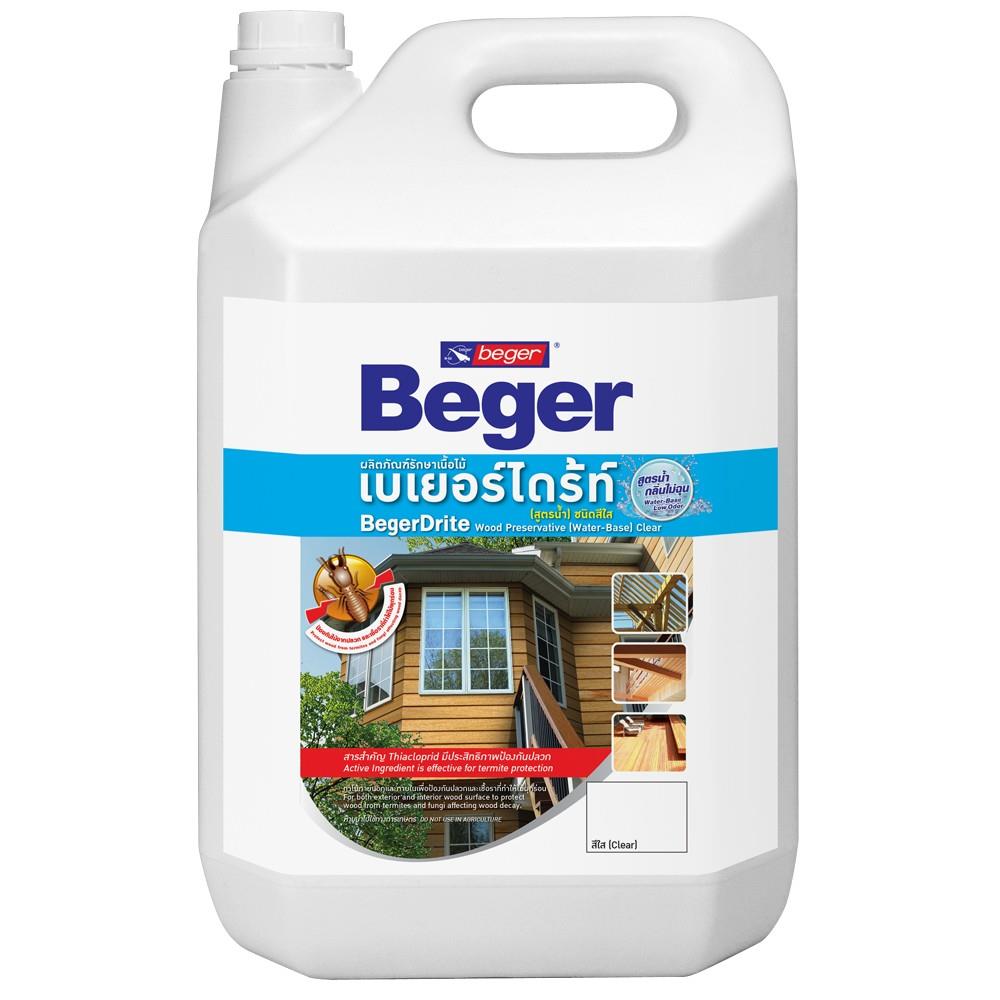 BEGERDRITE สูตรน้ำ สีใส 1.5L (ชนิดทา)