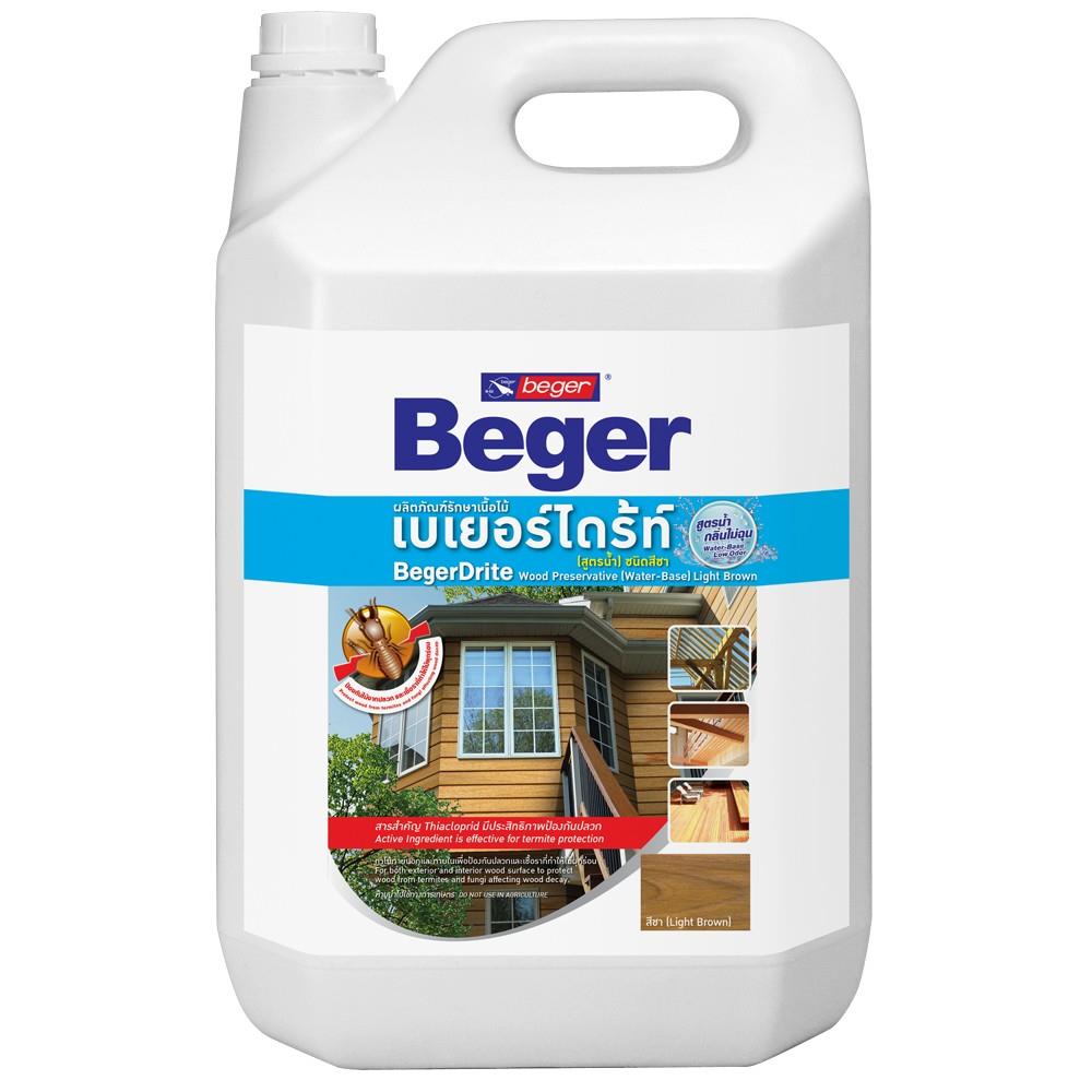 BEGERDRITE สูตรน้ำ สีชา 1.5L (ชนิดทา)