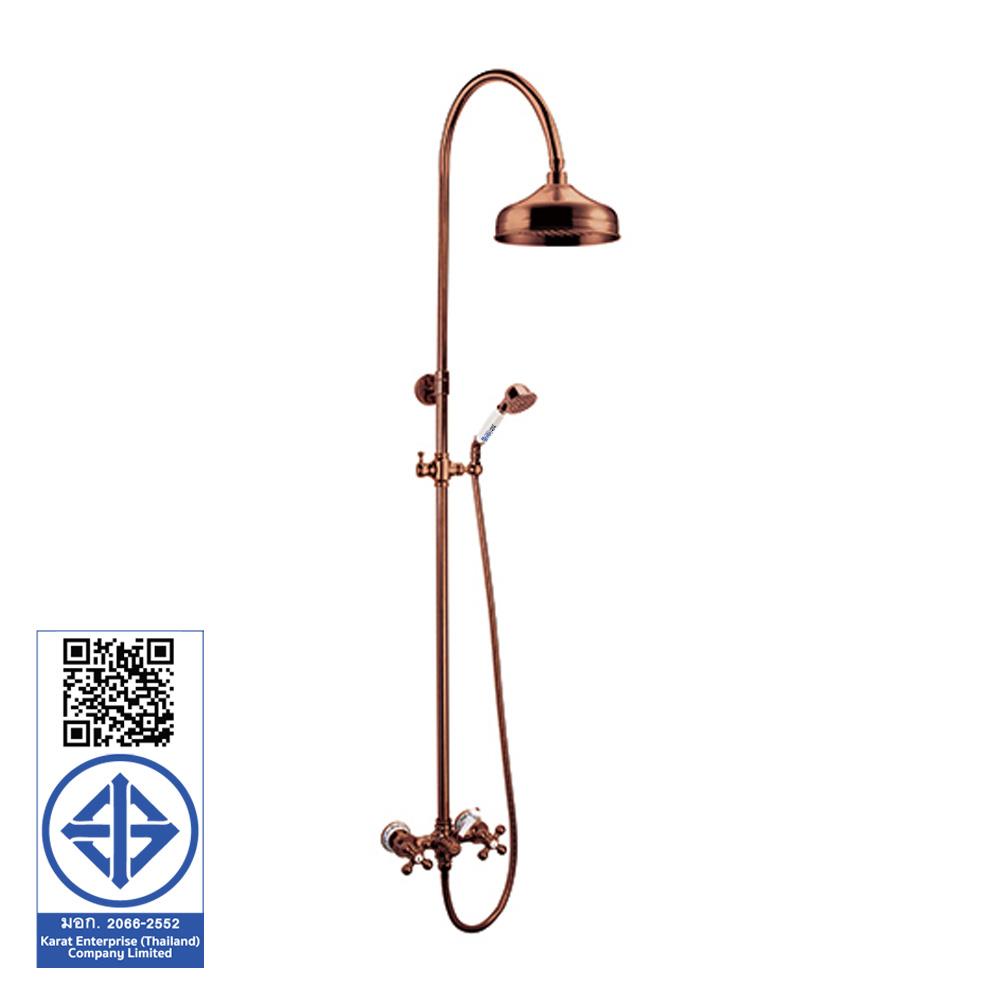 ฝักบัว RAIN SHOWER ผสม KARAT FAUCET KRS-073-780-53 ROSEGOLD