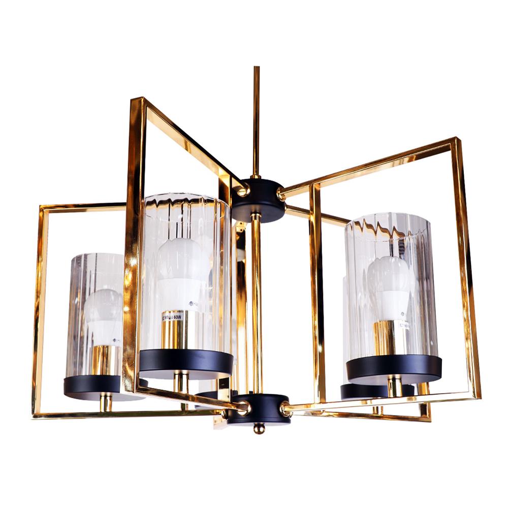 ไฟช่อ L&E 01-02580 สีทอง 5 หัว