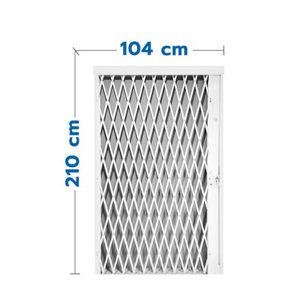 ประตูนิรภัยสำเร็จรูป S.D.BRILLIANT 104x210 ซม.
