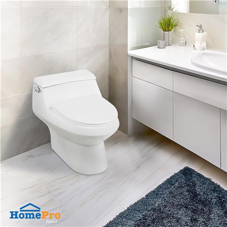 สุขภัณฑ์ 1 ชิ้น MOYA PLUS SN-T010 4.8 ลิตร สีขาว_7