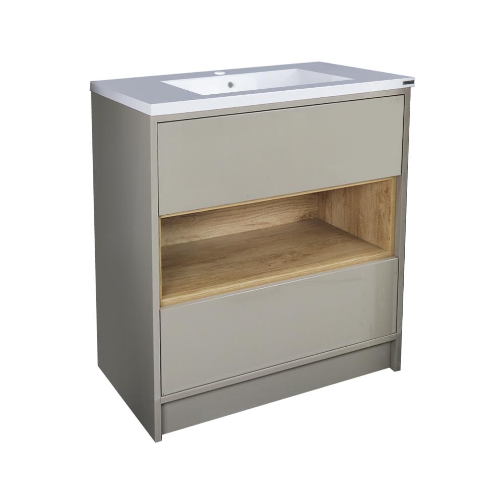 อ่างเคาน์เตอร์ MOYA LUC80FL สีกาแฟ