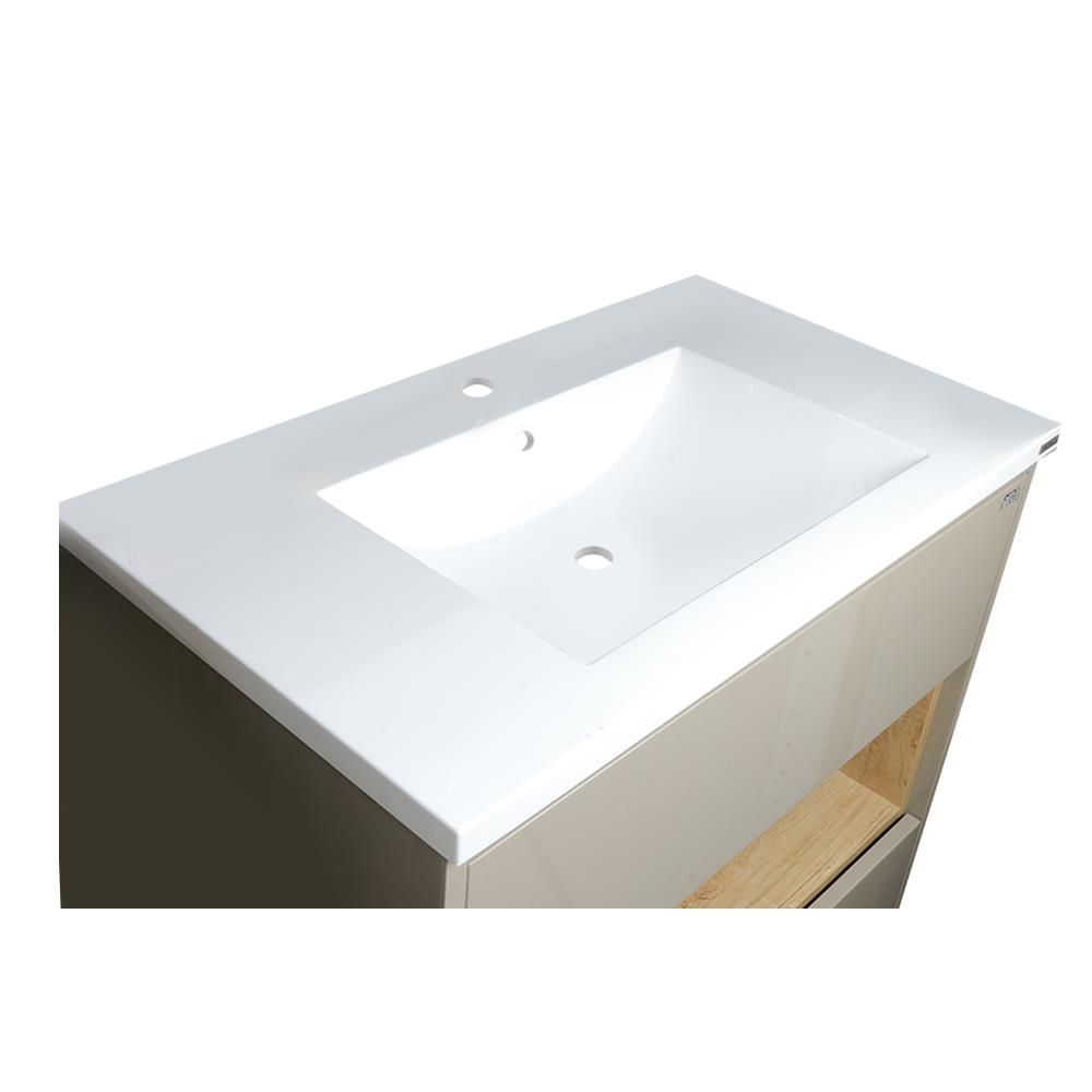 อ่างเคาน์เตอร์ MOYA LUC80FL สีกาแฟ