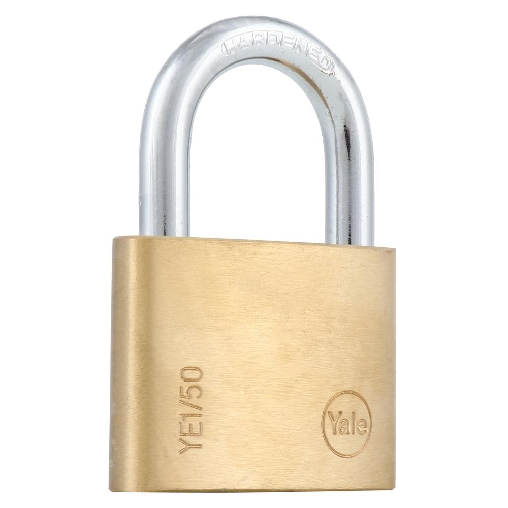 กุญแจสปริง YALE YE1/50/126/1 50 MM สีทองเหลือง