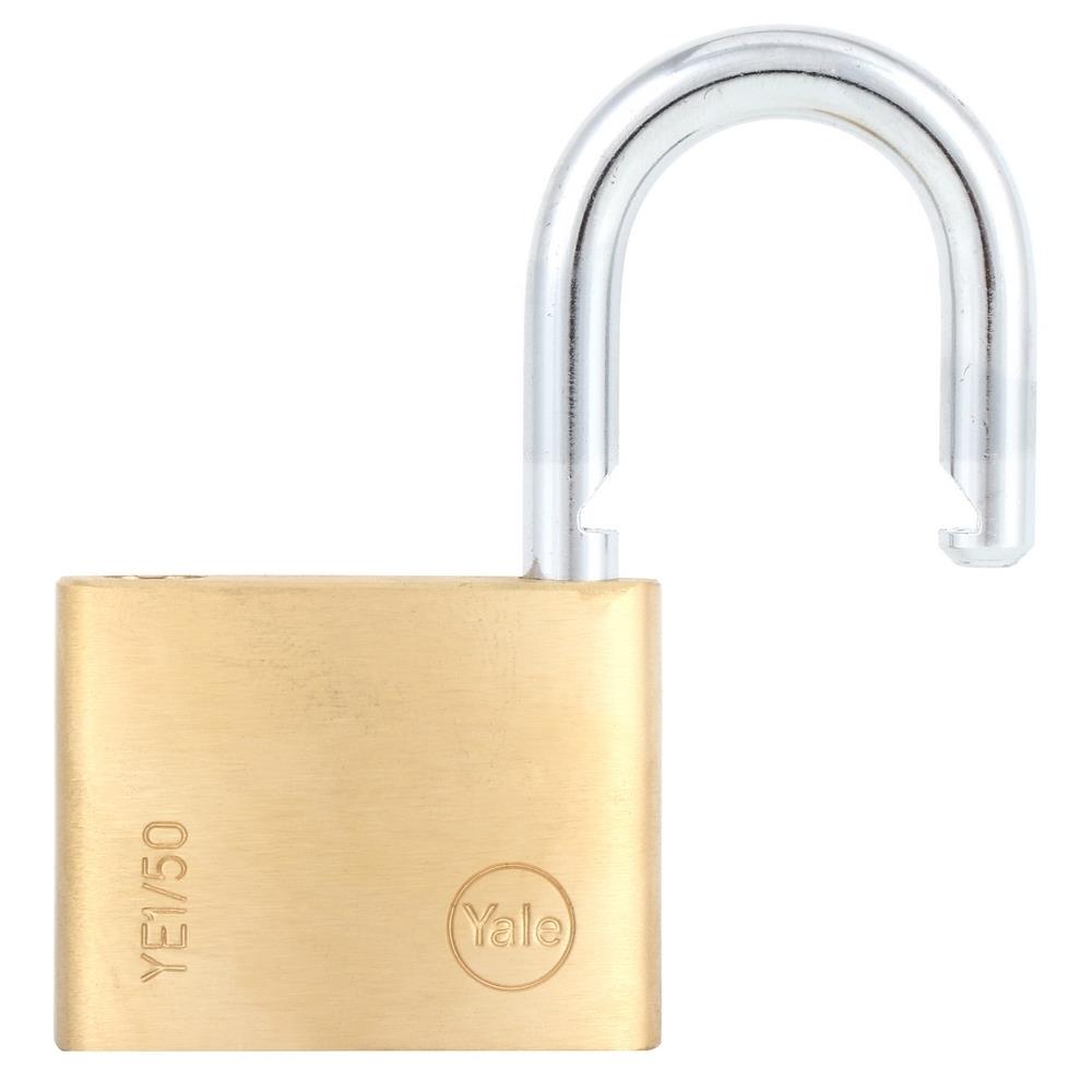 กุญแจสปริง YALE YE1/50/126/1 50 MM สีทองเหลือง