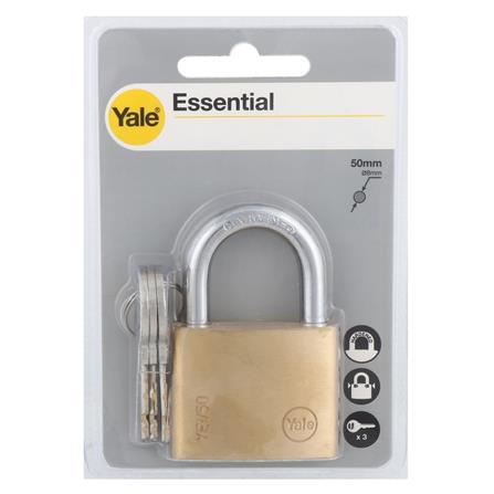 กุญแจสปริง YALE YE1/50/126/1 50 MM สีทองเหลือง_3