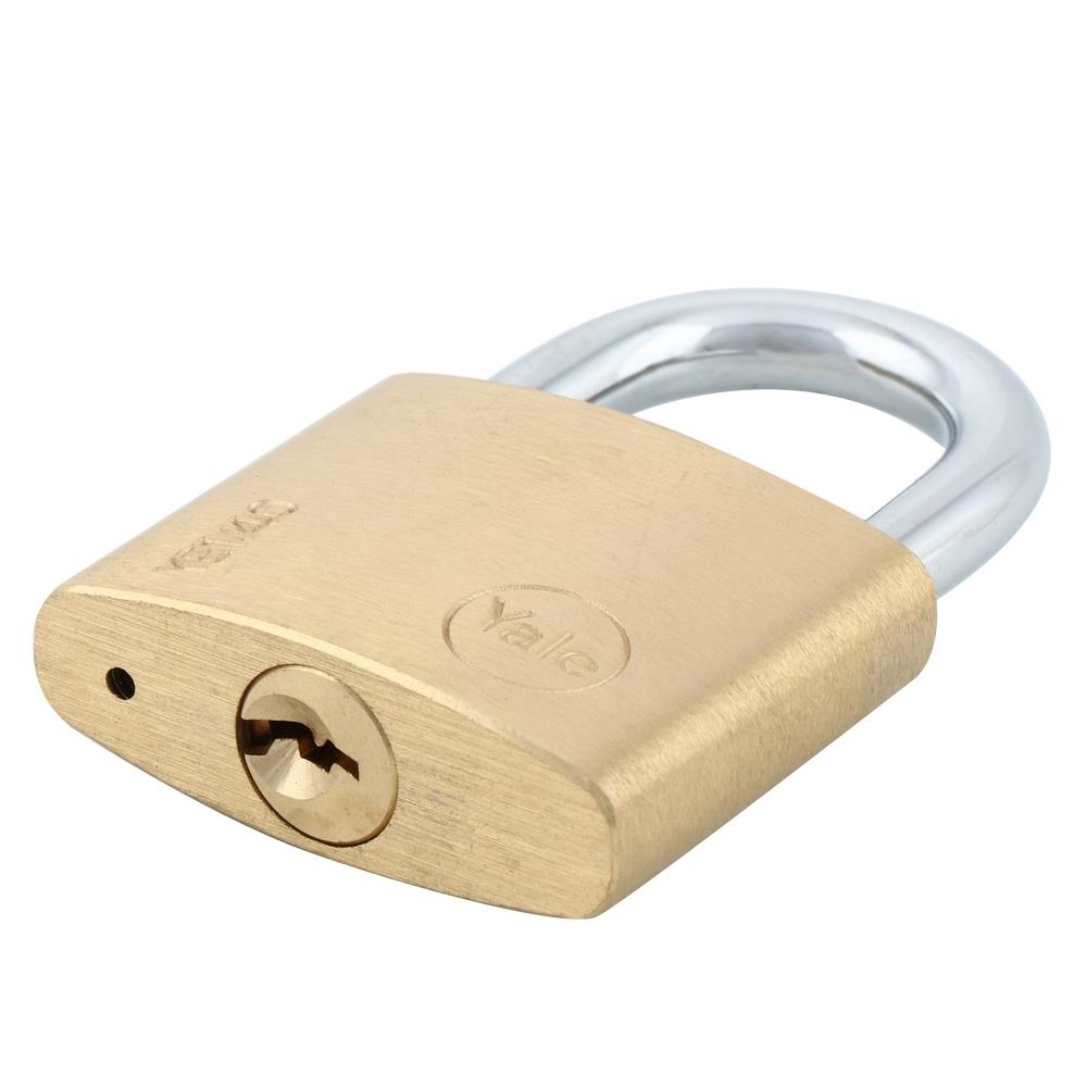 กุญแจคีย์อะไลท์ YALE YE1/40/122/4 40 มม. สีทองเหลือง (แพ็ก 4 ชิ้น)