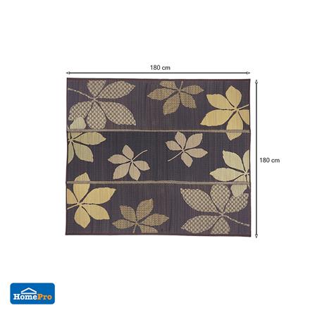 เสื่ออเนกประสงค์ HOME LIVING STYLE CORINA 180X180 ซม. สีน้ำตาลเข้ม_7