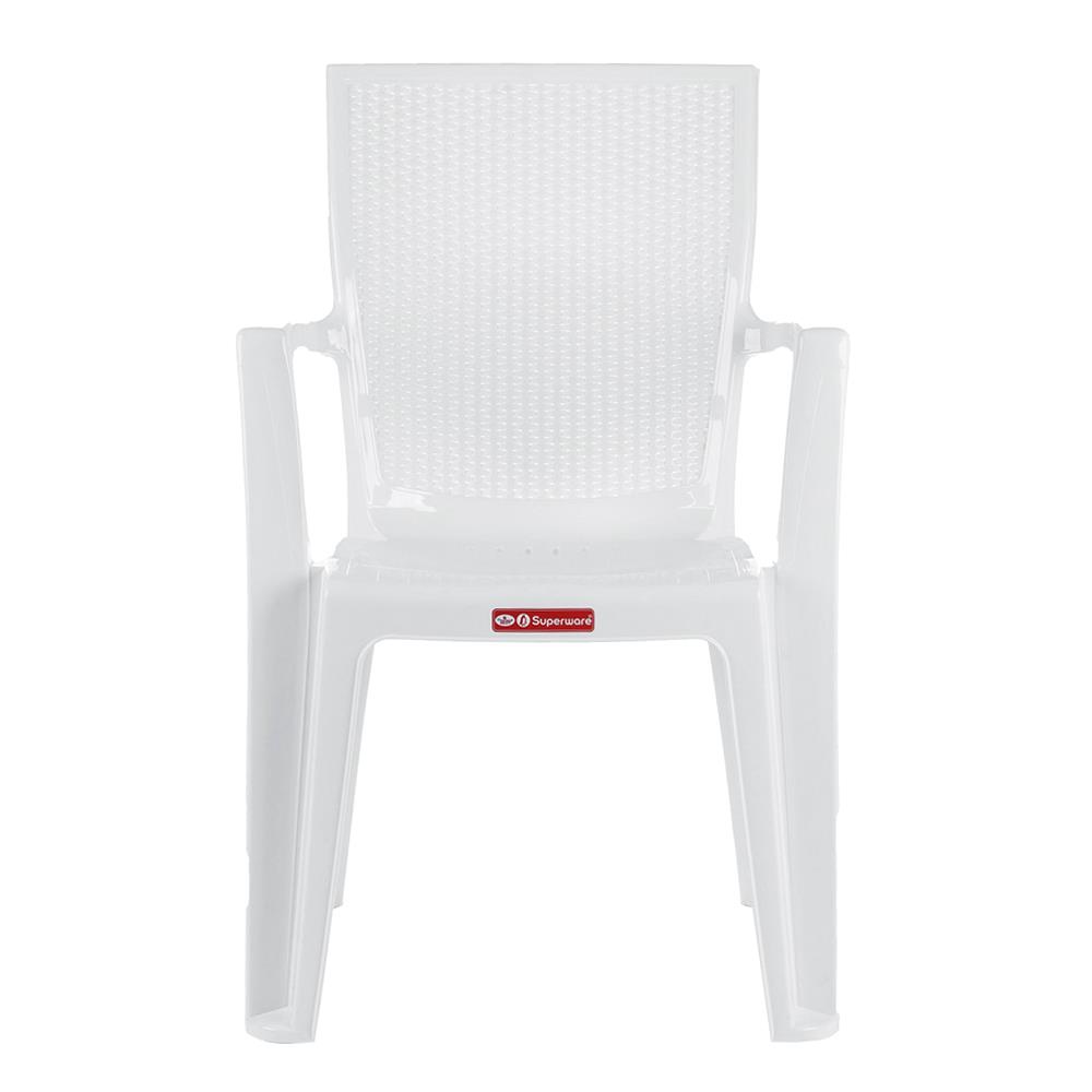 เก้าอี้พลาสติก SUPERWARE รุ่น GIAVA สีขาว