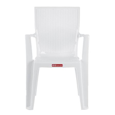 เก้าอี้พลาสติก SUPERWARE รุ่น GIAVA สีขาว_1