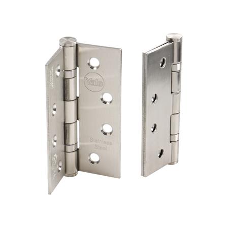 บานพับ 4X3 นิ้ว X 2.5 มม. YALE HISL4325BBP3G2 สีสเตนเลส (แพ็ก 3 ชิ้น)