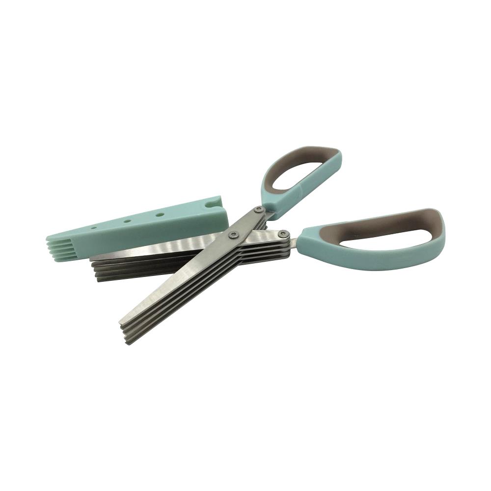 กรรไกรตัดผัก5ชั้น COOK CHARMY HB6969CC สีเขียว