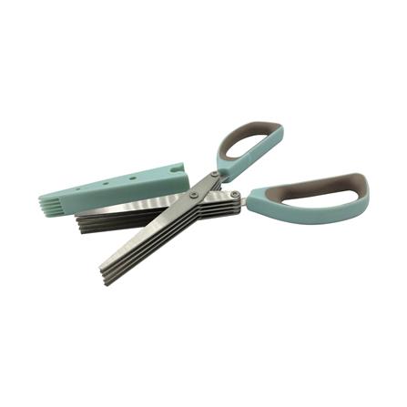 กรรไกรตัดผัก5ชั้น COOK CHARMY HB6969CC สีเขียว_1