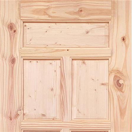 ประตูไม้สนนิวซีแลนด์ MODERN DOORS CE-07 80X200 ซม. สีธรรมชาติ ไม่เจาะลูกบิด_1