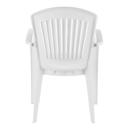 เก้าอี้พลาสติก SUPERWARE VEGA ARMCHAI สีขาว_2