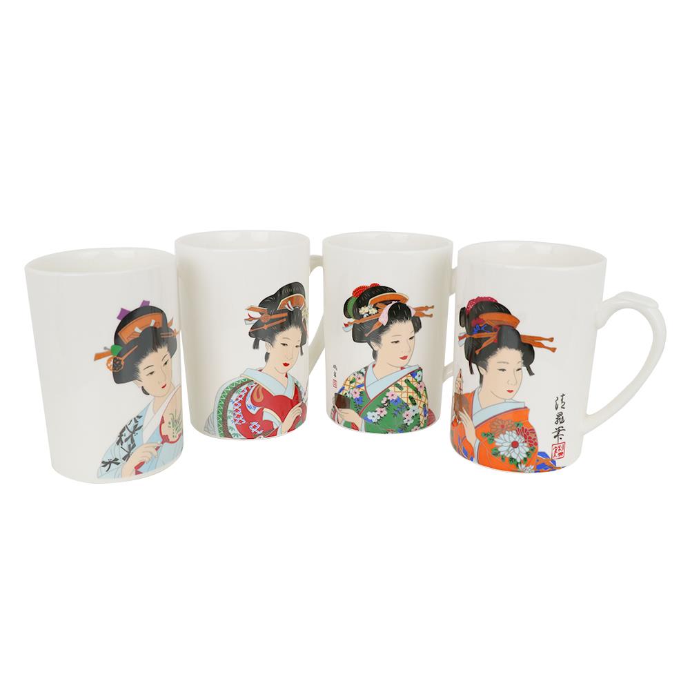 ถ้วยหูเซรามิก KEY WAY KIMONO 4ชิ้น/ชุด