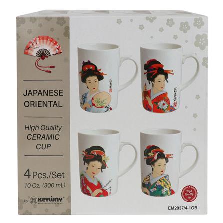 ถ้วยหูเซรามิก KEY WAY KIMONO 4ชิ้น/ชุด_5