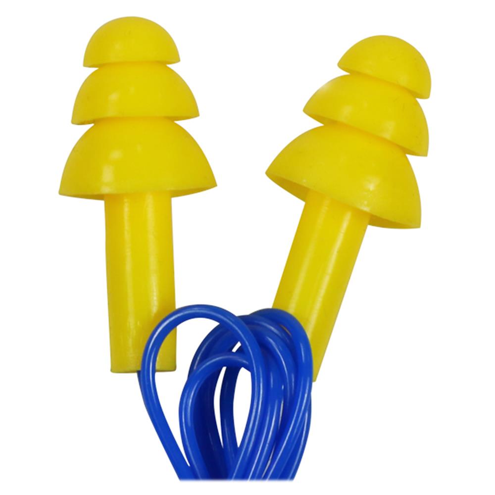 ที่อุดหูซิลิโคนมีสาย PANGOLIN สีเหลือง