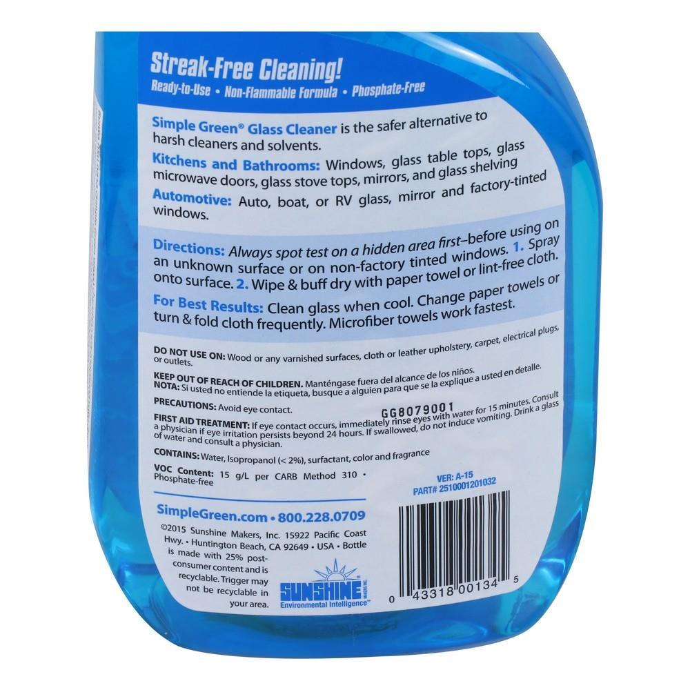 น้ำยาทำความสะอาดกระจก SIMPLE GREEN 946 มล.