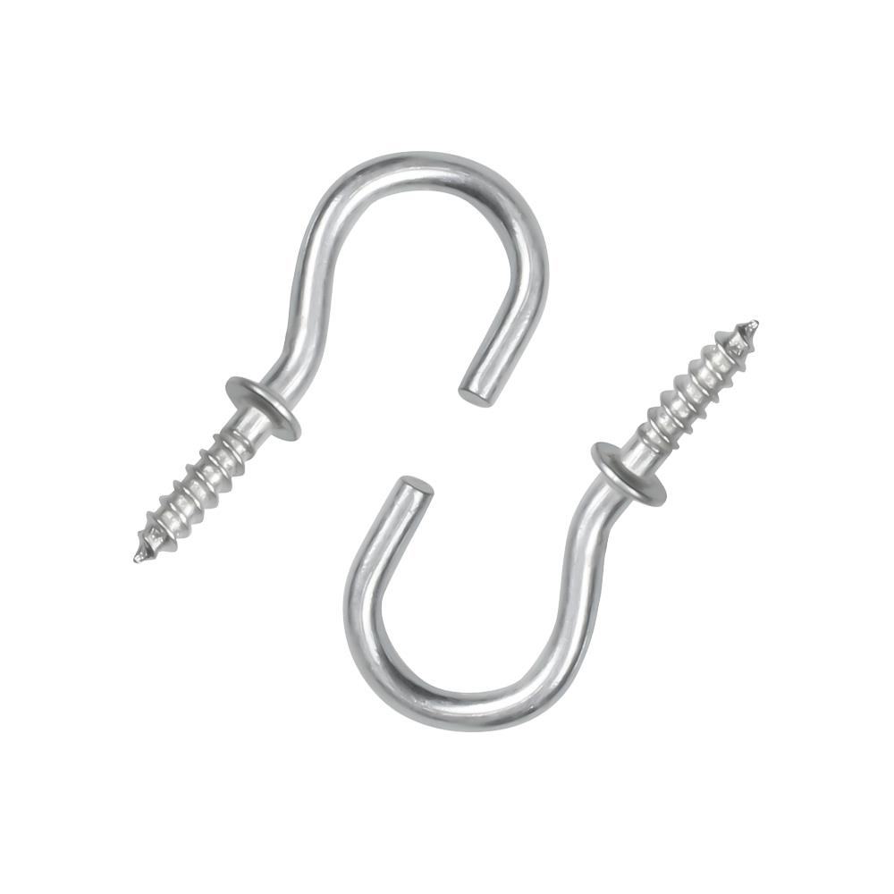 ตะขอ ตัวซี BY TORA 3/4"  สีนิกเกิ้ล