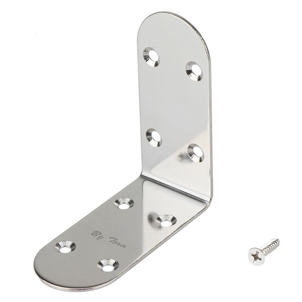 ฉากเหล็ก 4 รู BY TORA 38X85X2 มม. สีสเตนเลส